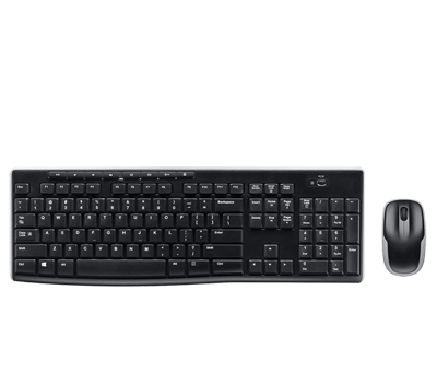 keyboard mouse combo WIRELESS front angle